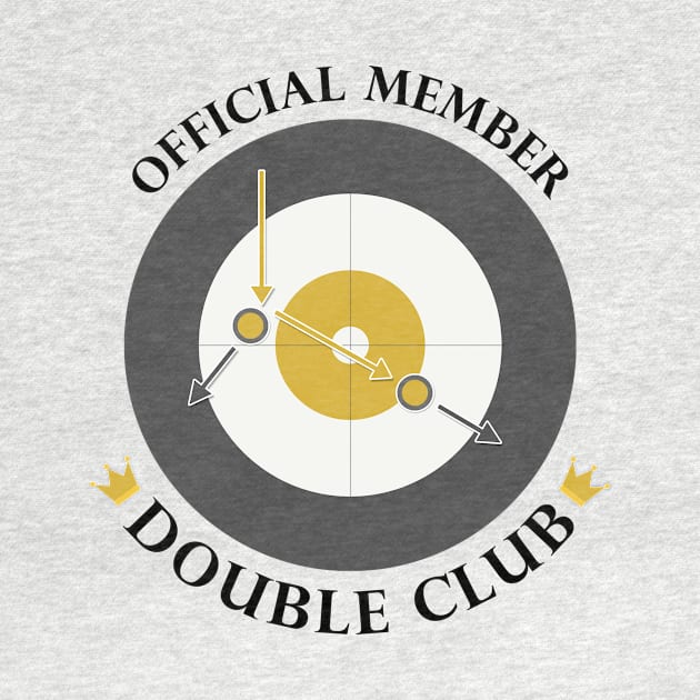 The "Double Club" - Black Text by itscurling